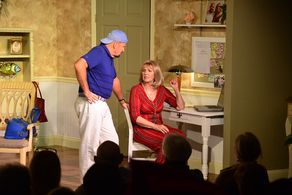 Actors Rhonda Davis and Hubby Costello in 