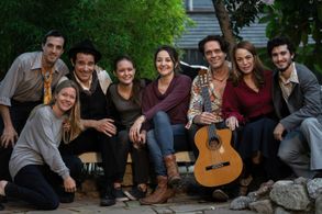 On set of Severed Silence