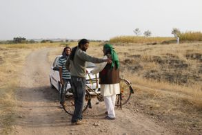 Sadashiv Amrapurkar and Wasim Maner at an event for Hou De Jarasa Ushir (2012)