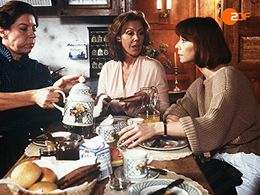 Gaby Dohm, Evelyn Hamann, and Verena Peter in The Black Forest Hospital (1985)