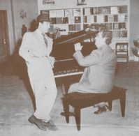 Billy Gilbert and Gilbert Roland in Angels with Broken Wings (1941)