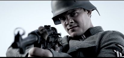 Lars Slind as a Nazi soldier