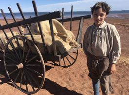 Donovan Colan behind the scenes on Heritage Minutes