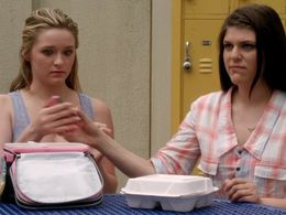 Molly Tarlov and Greer Grammer in Awkward. (2011)