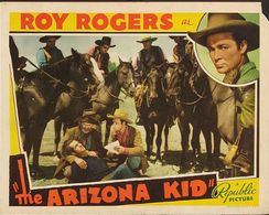 Roy Rogers, Fred Burns, Peter Fargo, Stuart Hamblen, George 'Gabby' Hayes, David Kerwin, and Sally March in The Arizona 