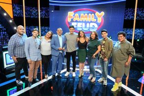 Rez Cortez, Dingdong Dantes, Rufa Mae Quinto, Clifford Ponce, Joyce Ramos, Xyrus Cortez, Xavier Cortez, Cai Cortez, and 