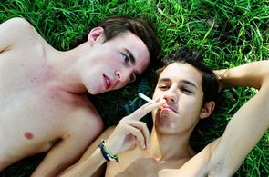 Victor Carril and Samir Harrag in Give Me Your Hand (2008)