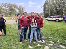 Michael Dorman and Skywalker Hughes in Joe Pickett (2021)