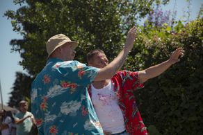 Jean-Claude Van Damme and Steffen Haars