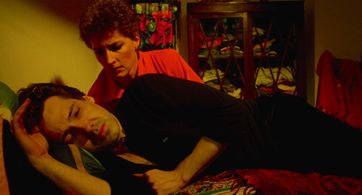 Elaine C. Grove and Stanley Knapp in Liquid Sky (1982)