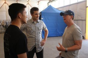 Craig Moss, Brandon Soo Hoo, and Eric Callero in Let Us In (2021)