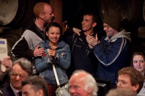 Gary Maitland, William Ruane, Jasmin Riggins, and Paul Brannigan in The Angels' Share (2012)