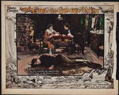 Sylvia Breamer, J. Warren Kerrigan, and Russell Simpson in The Girl of the Golden West (1923)