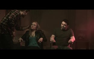 Cesare Scarpone, Katriina Isberg, and Matthew Carvery in 