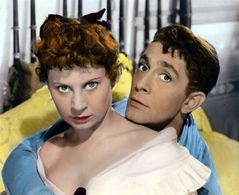 Magali Noël and Jean-Claude Pascal in Caroline and the Rebels (1955)