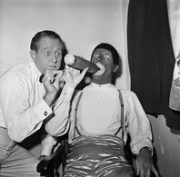 Art Linkletter with dancer Dan Dailey circa 1950s