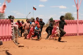 Luke Carroll, Leon Burchill, and Shareena Clanton in Stoned Bros (2009)