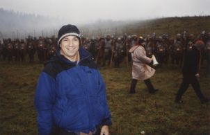 On location in Lithuania for Moments in Time. 2003