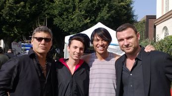 On the set of SHOWTIME'S 