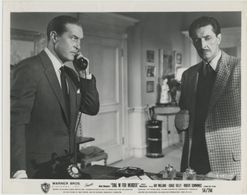 Ray Milland and Anthony Dawson in Dial M for Murder (1954)