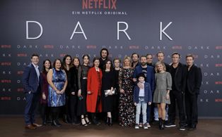 Jördis Triebel and Lisa Vicari at an event for Dark (2017)