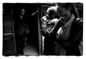 On set for Storage - Three Mills Studios London