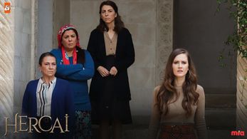 Günes Hayat, Eylem Tanriver, Aydan Tas, and Oya Unustasi in Hercai: 6.Bölüm (2019)
