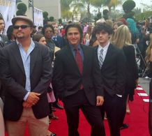 Young Entertainer Awards Aaron Landon with William Leon and Micah Brandt for 