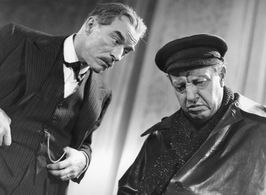 Jacques Baumer and Harry Baur in Hatred (1938)