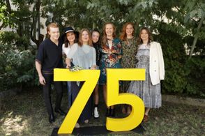 Cameron Monaghan, Juliette Binoche, Claudia Bluemhuber, Hala Finley, Anna Gutto, Christiane Seidel and Georgia Bayliff f