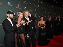 Hanna Oldenburg, Zlatko Buric, Carolina Gynning and Arvin Kananian at Guldbaggegalan 2023 - Triangle of Sadness