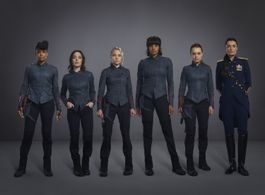 Lyne Renée, Demetria McKinney, Amalia Holm, Taylor Hickson, Jessica Sutton, and Ashley Nicole Williams in Motherland: Fo