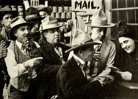 Augustus Carney, Margaret Joslin, and Harry Todd in Widow Jenkins' Admirers (1912)