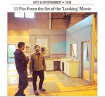 On the set of HBO's Looking:The Movie October, 2015