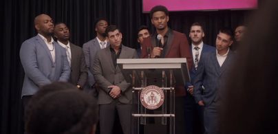 Sylvester Powell and Baseball team. All American Homecoming.