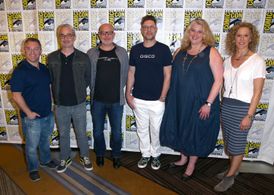 Gretchen J. Berg, Akiva Goldsman, Aaron Harberts, Alex Kurtzman, Trevor Roth, and Heather Kadin at an event for Star Tre