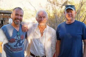 Lance Henriksen, J. Shawn Harris, and Kevin E. Moore