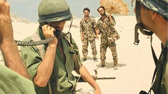 Salim Daw and Suhel Haddad in Avanti Popolo (1986)