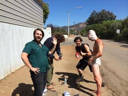 Luke Anthony Pensabene, C.J. Martinez, and Kevin Smith in Hatred (2015)