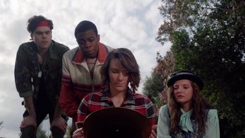 Andrew Bearden, Brandon Fields, Hannah Lori, and Kaitlin Hodson in Bryn Gets a Life.