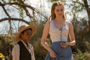 Still from Westworld (HBO) featuring Evan Rachel Wood, Mataeo Mingo