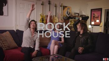 Jessica Ruth Bell, Manuel Giusti, and Alessandro Serradimigni in Rock House.