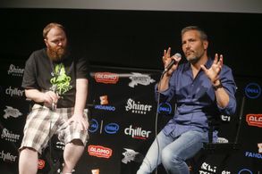 Hans Herbots at an event for The Treatment (2014)