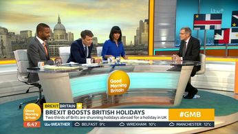 Ben Shephard, Simon Calder, Sean Fletcher, and Ranvir Singh in Good Morning Britain: Episode dated 5 April 2019 (2019)