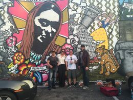 Behind the scenes for the 