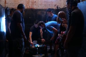 Aaron Aoki, William Waters, Dilip Isaac, Andy Chen, Y.J. Gold, and Rock Chang in Fail-Safe (2016)