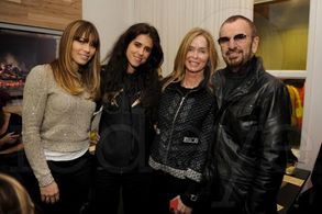 Barbara Bach, Jessica Biel, Ringo Starr, and Francesca Gregorini