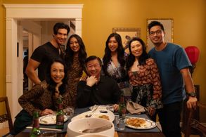 Ben Levin, Olivia Liang, Kheng Hua Tan, Tzi Ma, Shannon Dang, Vanessa Kai, and Jon Prasida in Kung Fu and Villians