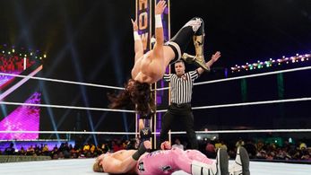 Mansoor Al-Shehail and Nic Nemeth in WWE Super Show-Down (2020)