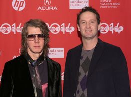 James D. Cooper and Trevor Groth at an event for Lambert & Stamp (2014)